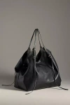 By Anthropologie Large Buckle Tote In Black