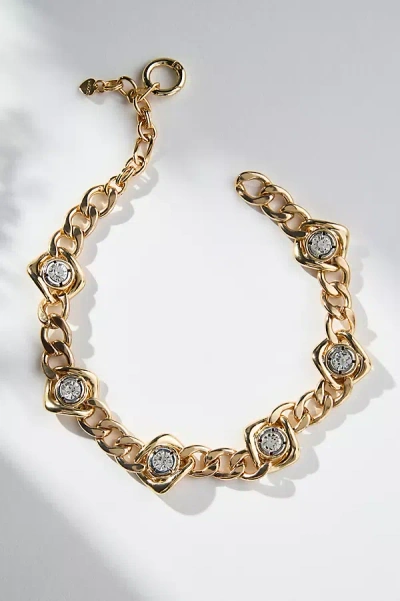 By Anthropologie Large Chunky Circle Necklace In Gold
