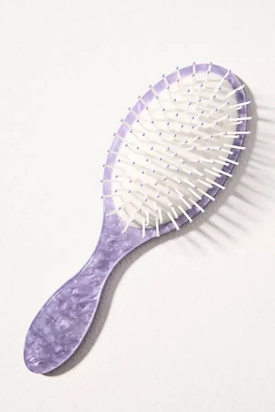 By Anthropologie Large Hair Brush In Purple
