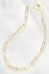 By Anthropologie Large Link Chain Necklace In Gold