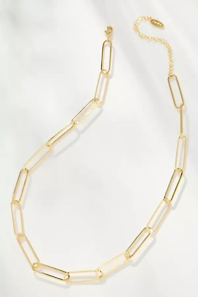 By Anthropologie Large Link Chain Necklace In Gold