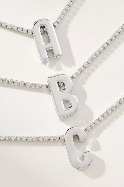By Anthropologie Large Monogram Necklace