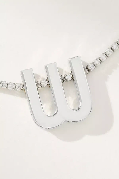 By Anthropologie Large Monogram Necklace