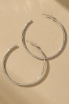 By Anthropologie Large Sparkle Hoop Earrings