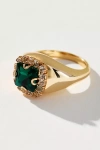 By Anthropologie Large Stone Ring In Gold