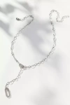 By Anthropologie Lariat Chain Necklace In Metallic