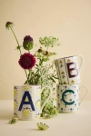 By Anthropologie Laura Monogram Mug