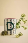 By Anthropologie Laura Monogram Mug