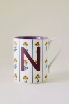 By Anthropologie Laura Monogram Mug