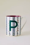 By Anthropologie Laura Monogram Mug