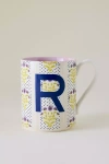 By Anthropologie Laura Monogram Mug