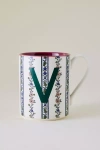 By Anthropologie Laura Monogram Mug