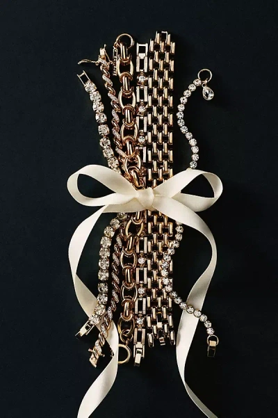 By Anthropologie Layered Chain Bracelet In Gold