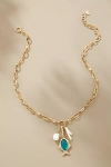 BY ANTHROPOLOGIE LAYERED CHARM NECKLACE