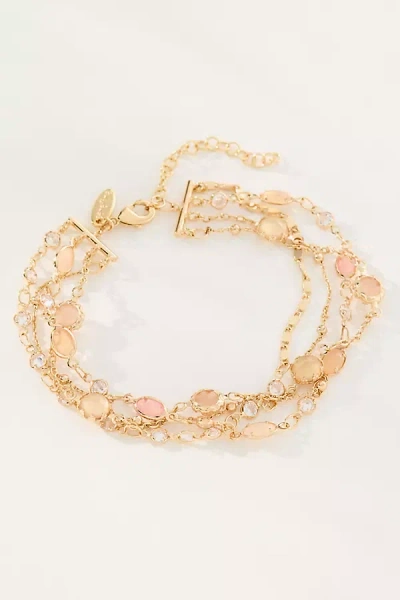 By Anthropologie Layered Crystal Bracelet