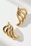 By Anthropologie Layered Curve Earrings In Gold