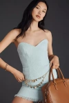 By Anthropologie Layered Heart Charm Chain Belt