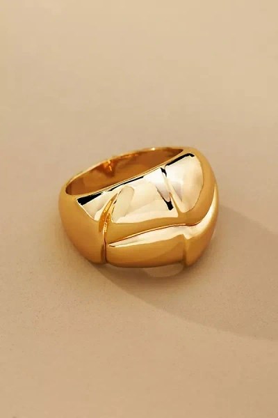By Anthropologie Layered Metal Ring In Gold