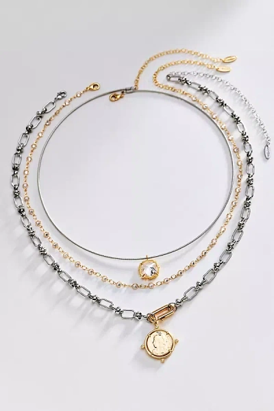 By Anthropologie Layered Necklaces Set In Multi