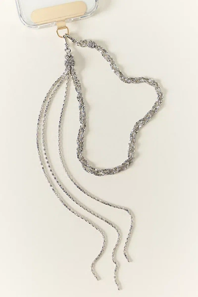 By Anthropologie Layered Phone Chain In Metallic