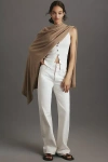 By Anthropologie Lightweight Asymmetric Knit Poncho