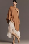 By Anthropologie Lightweight Asymmetric Knit Poncho