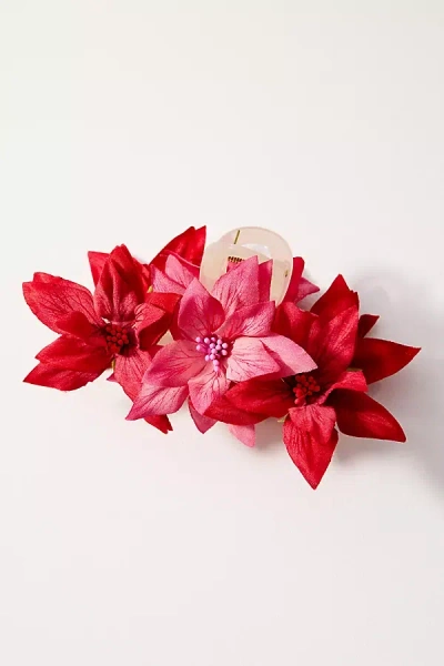 By Anthropologie Lily Claw Clip In Red