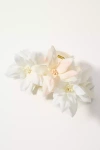 By Anthropologie Lily Claw Clip In White