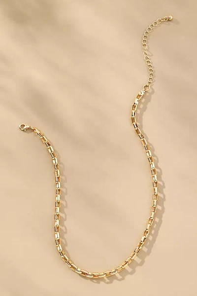 By Anthropologie Link Chain Necklace In Gold