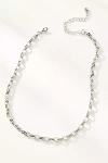 By Anthropologie Link Chain Necklace In Silver