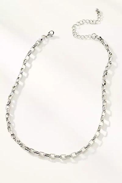 By Anthropologie Link Chain Necklace In Silver