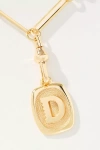 By Anthropologie Linked Chain Monogram Pendant Necklace