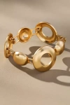 By Anthropologie Linked Circles Bracelet In Gold