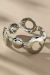 By Anthropologie Linked Circles Bracelet In Silver