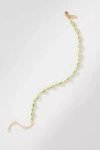 By Anthropologie Linked Crystal Bracelet In Green
