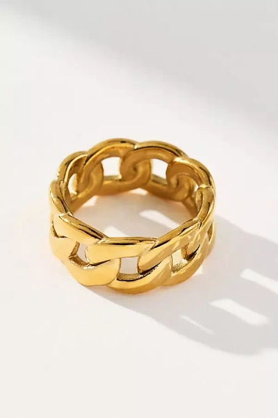 By Anthropologie Linked Ring In Gold