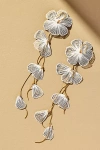 By Anthropologie Long Flower Drop Earrings