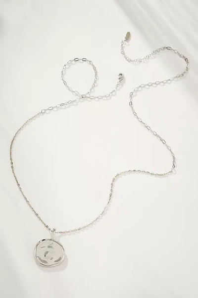 By Anthropologie Long Pendant Necklace In Silver
