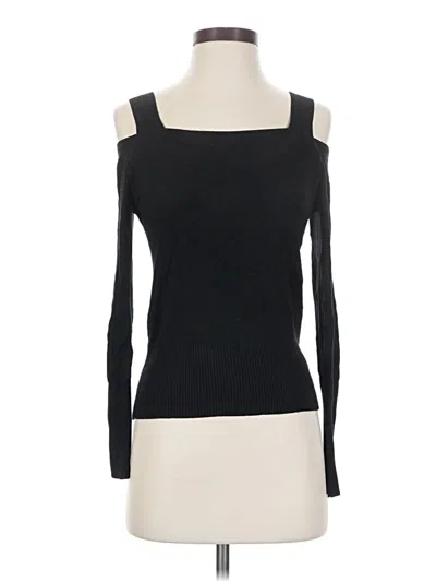 Pre-owned By Anthropologie Long Sleeve T-shirt In Black