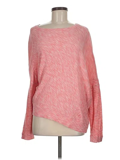 Pre-owned By Anthropologie Long Sleeve T-shirt In Pink