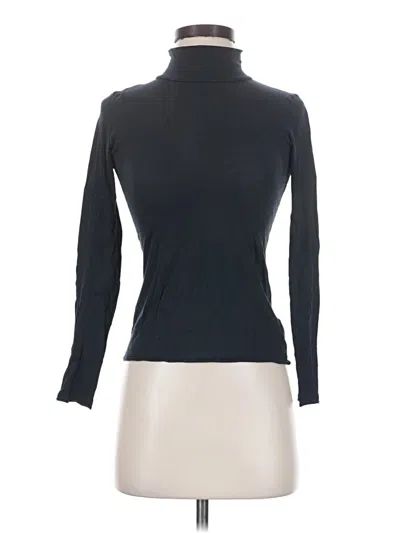 Pre-owned By Anthropologie Long Sleeve Turtleneck In Black