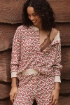 BY ANTHROPOLOGIE WAFFLE-KNIT PAJAMA TOP