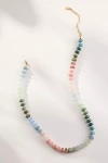 By Anthropologie Loverly Grey X Anthropologie Rainbow Stone Necklace In Multicolor