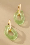 By Anthropologie Lucite Huggie Hoop Earrings