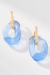 By Anthropologie Lucite Huggie Hoop Earrings