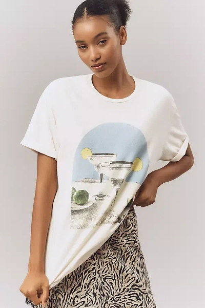 By Anthropologie Margarita Graphic Oversized T-shirt