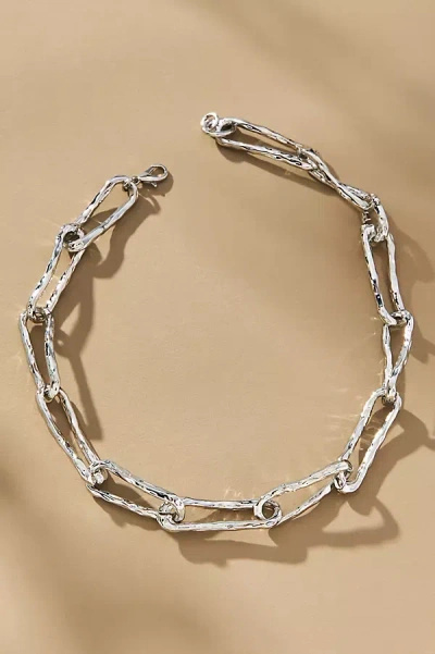 By Anthropologie Medium Link Chain Necklace In Silver