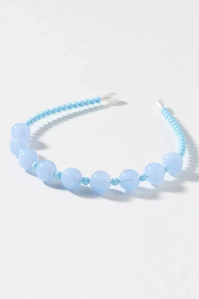 By Anthropologie Mermaid Bubble Headband In Blue