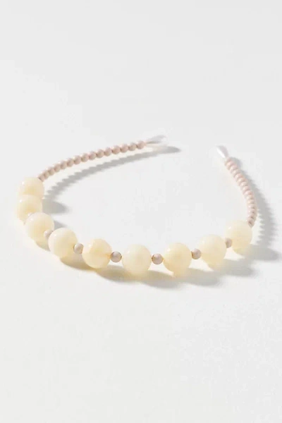 By Anthropologie Mermaid Bubble Headband In Neutral