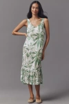 By Anthropologie Mesh Sleeveless Midi Dress